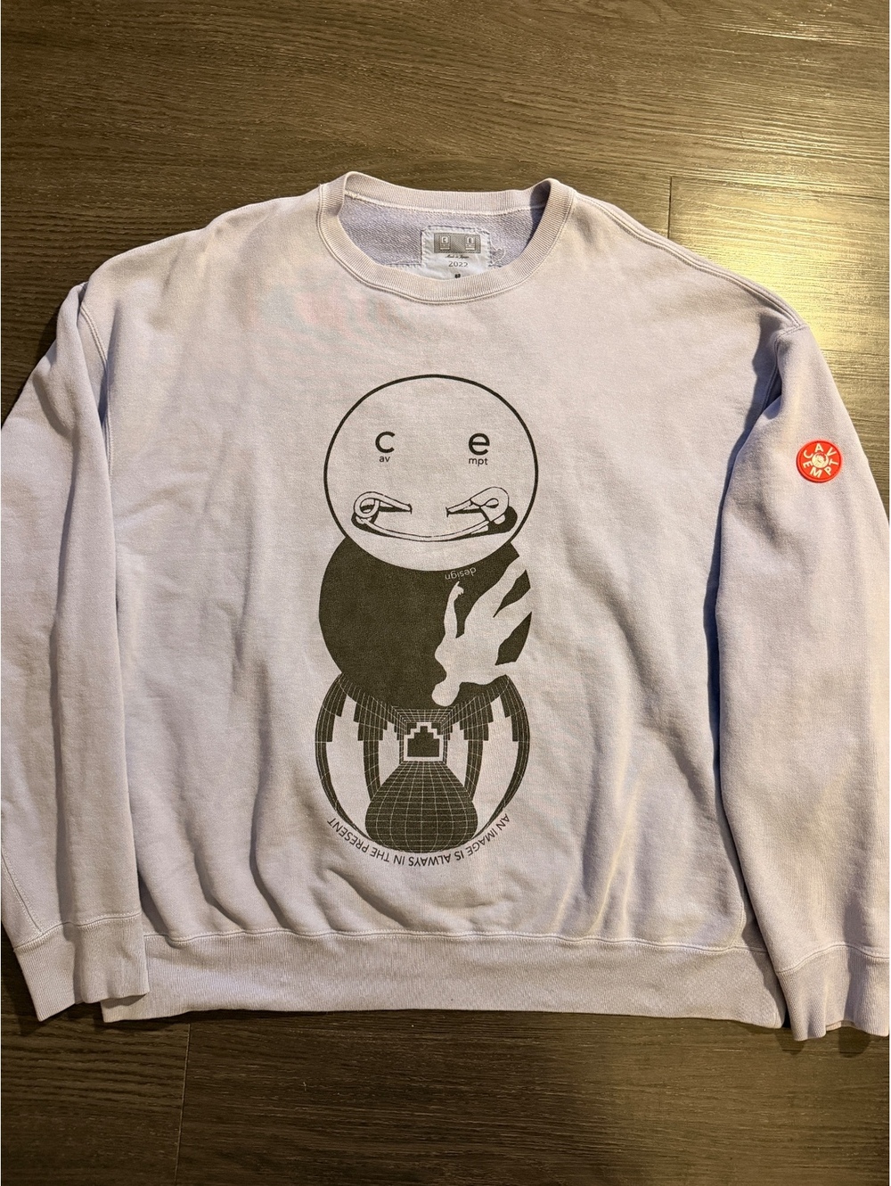 Cav Empt Overdye MD In The Present Crewneck Sweatshirt